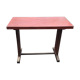Burgundy red bistro table