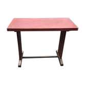 Burgundy red bistro table