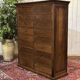 Notary's cabinet with 18 drawers in oak and fir from the early 20th century.