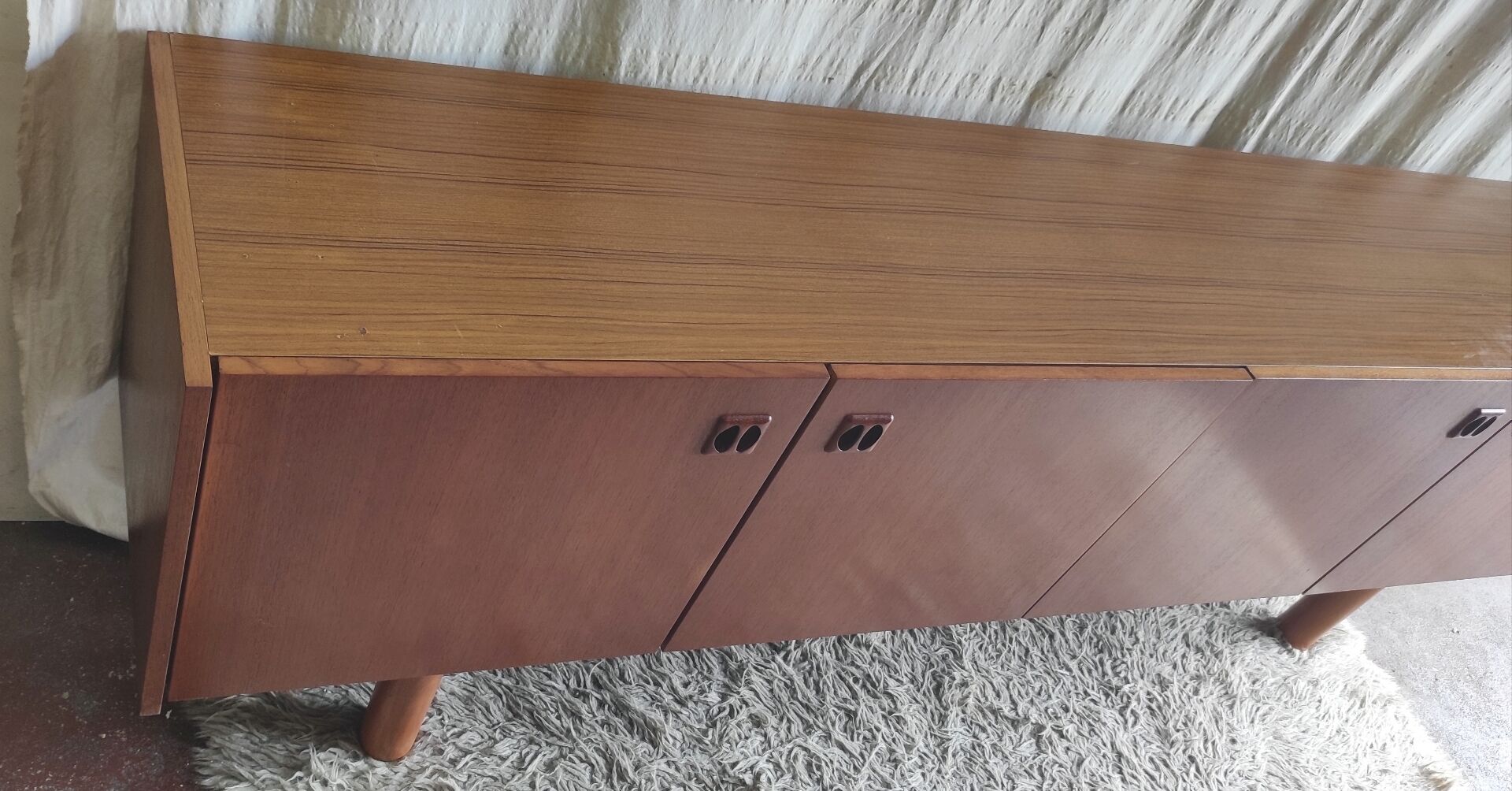 Teak sideboard in Scandinavian style - 1960s/70s