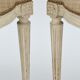Set of 4 white chairs Louis XVI style