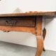 19th century walnut drapery table 2m1