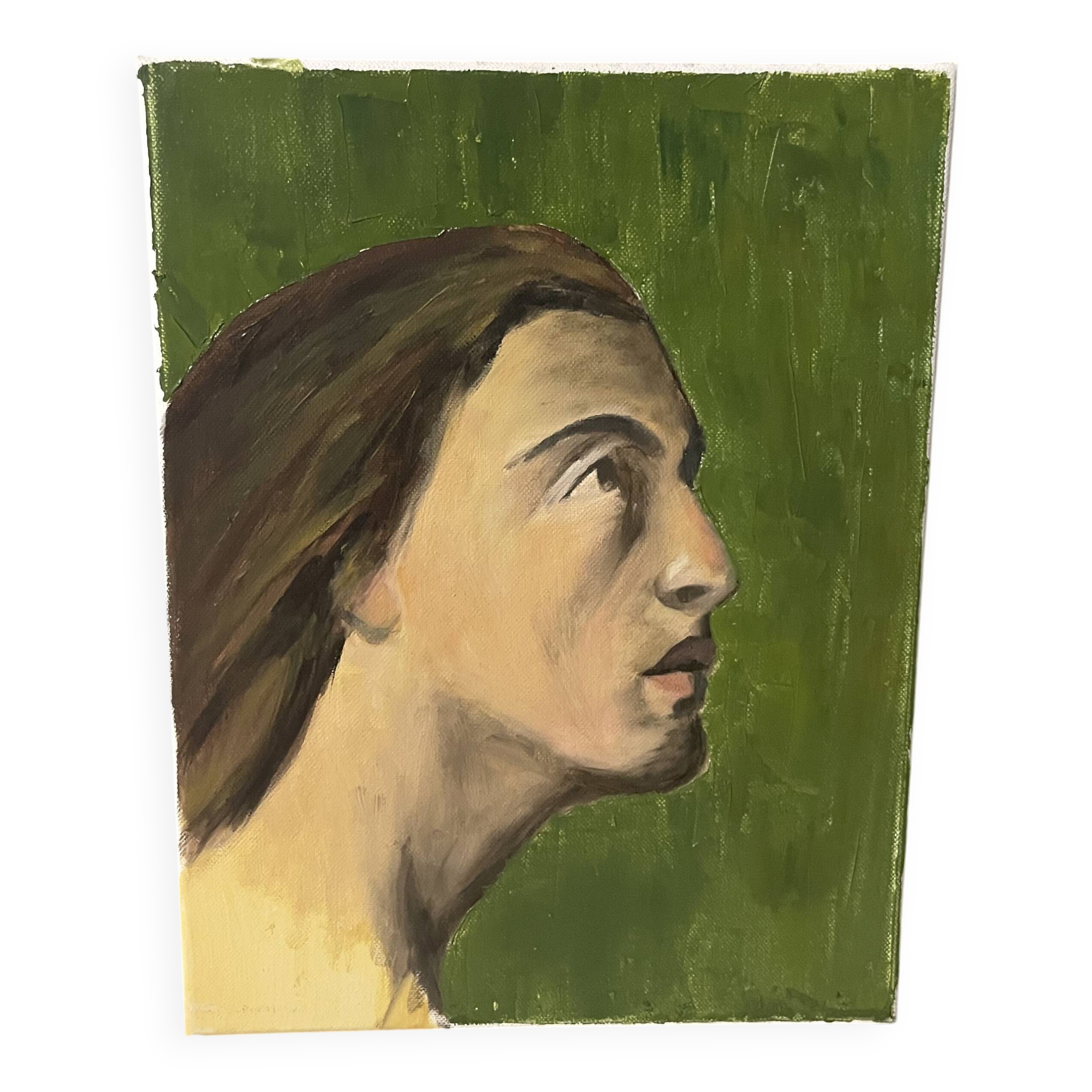 Oil on canvas "The Penitent"