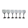 Set of 6 Luminarc wine glasses