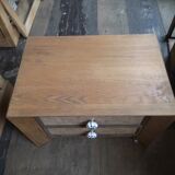 Bedside table wood aero-gum inlaid
