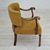 Fauteuil, tissu, bois de frêne, 1930