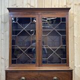 Nineteenth-century English mahogany scriban