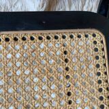 Chaise cannée noire