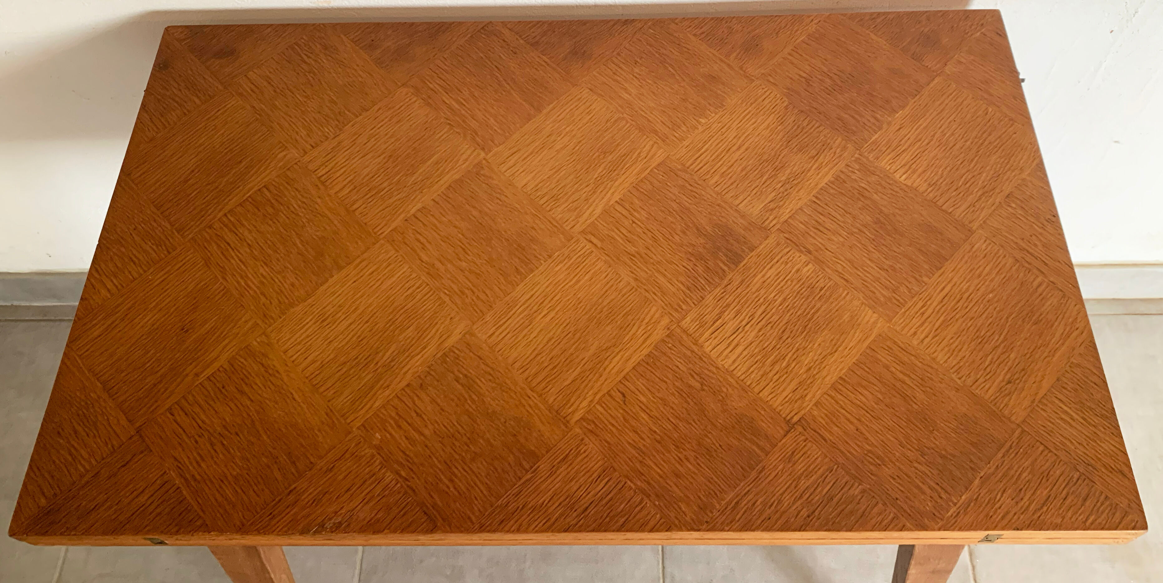 Table portefeuille vintage des années 60 en bois