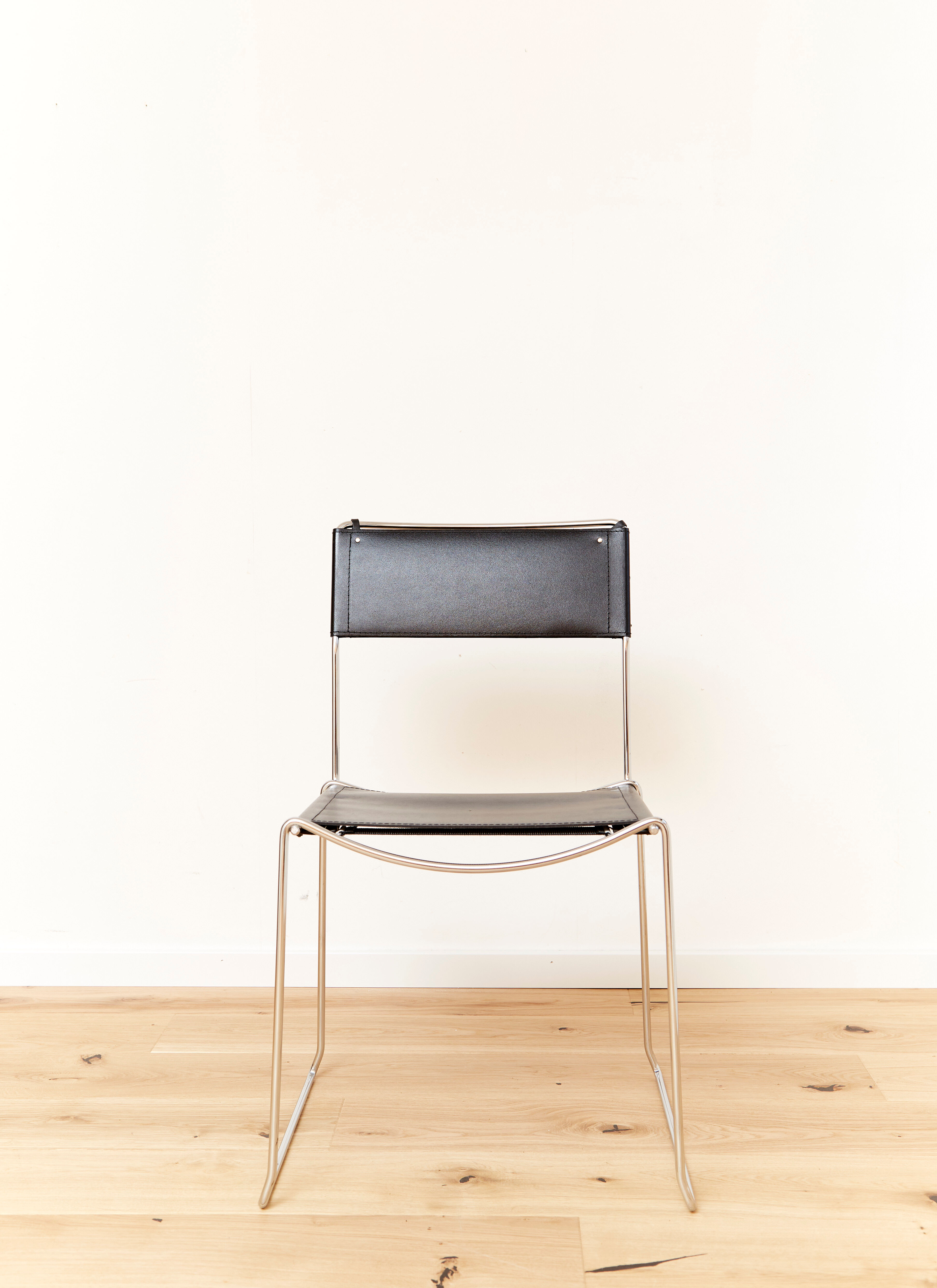Leather dining chairs by Giandomenico Belotti  for Alias