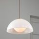 Italian Space Age Pendant in Brass and Acrylic Glass, 1970s