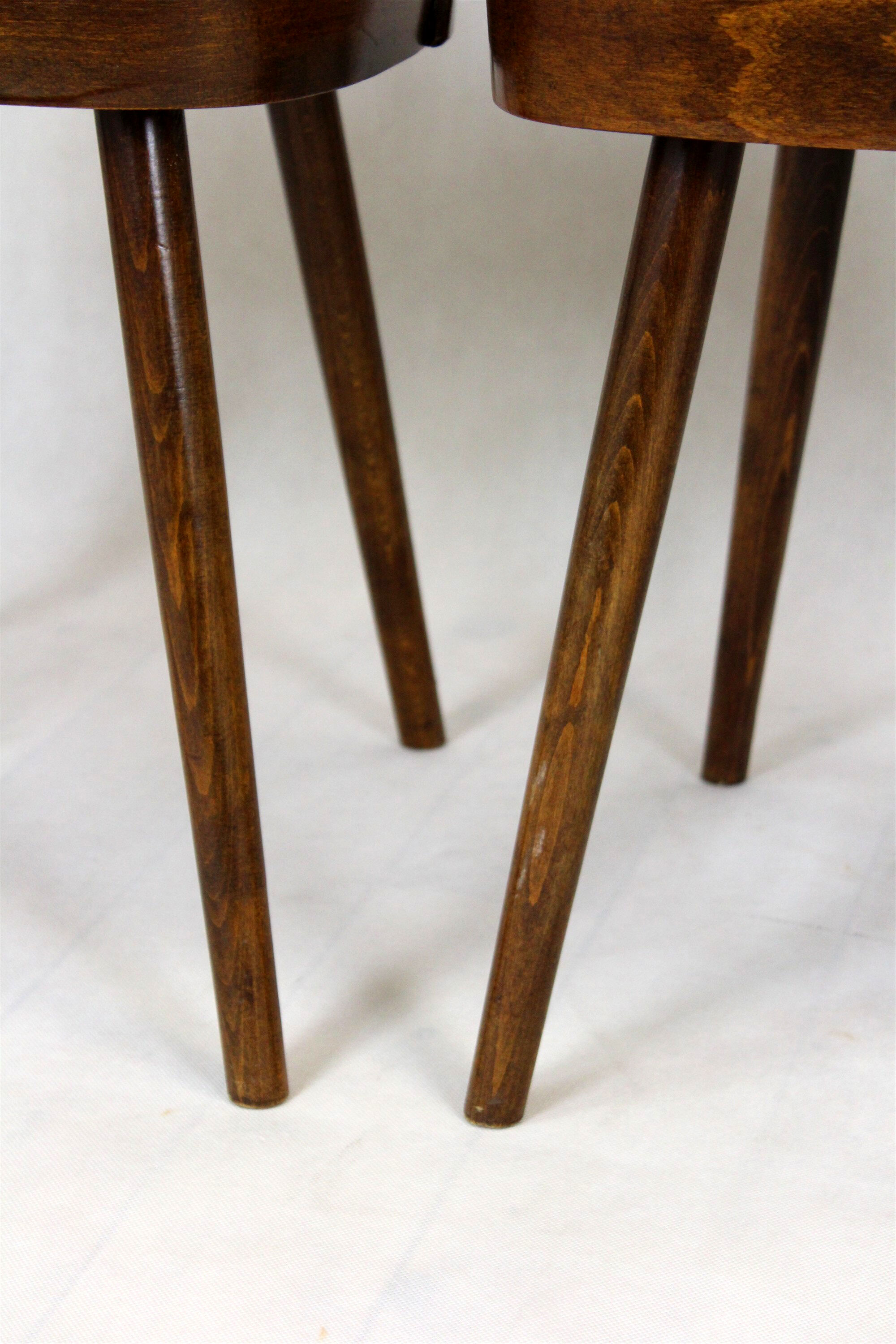 Wooden chairs by Oswald Haerdtl for Ton, 1950