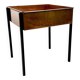 Hans Agne Jakobsson Table à fleurs carrée en cuivre/pot de fleurs, AB Markaryd Suède années 1950