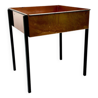 Hans Agne Jakobsson Square Copper Flower Table/ Pot Planter, AB Markaryd Sweden 1950s