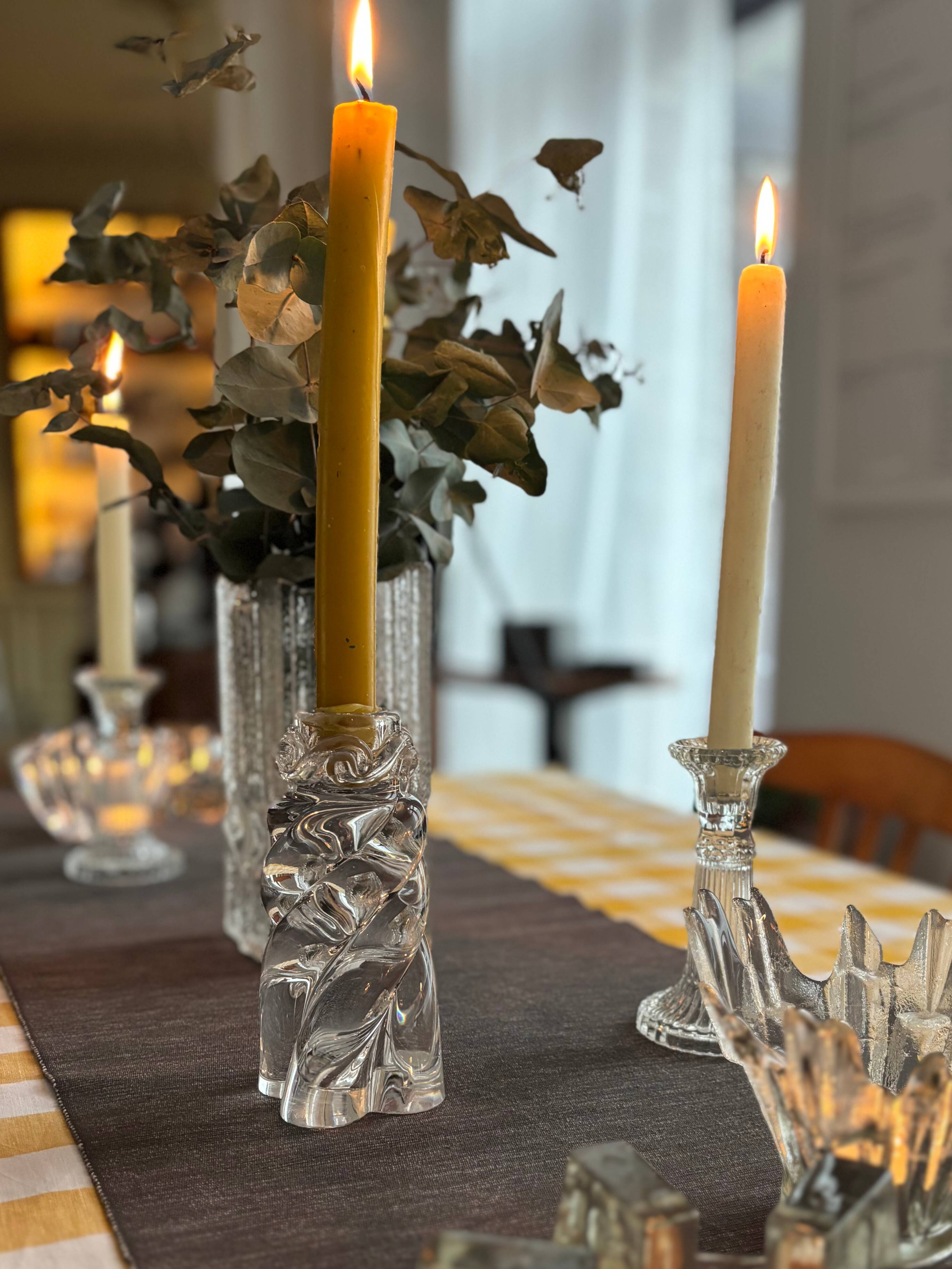 Baccarat crystal candlestick