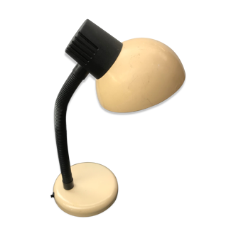 Lampe de bureau métal beige