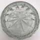 FRUIT CUTTER, SALAD BOWL in Solid CRYSTAL decorated with Hand-Cut PATTERNS