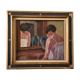The Mirror - Oil on canvas by Jean Pesce