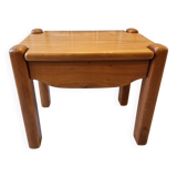 Solid elm bedside table