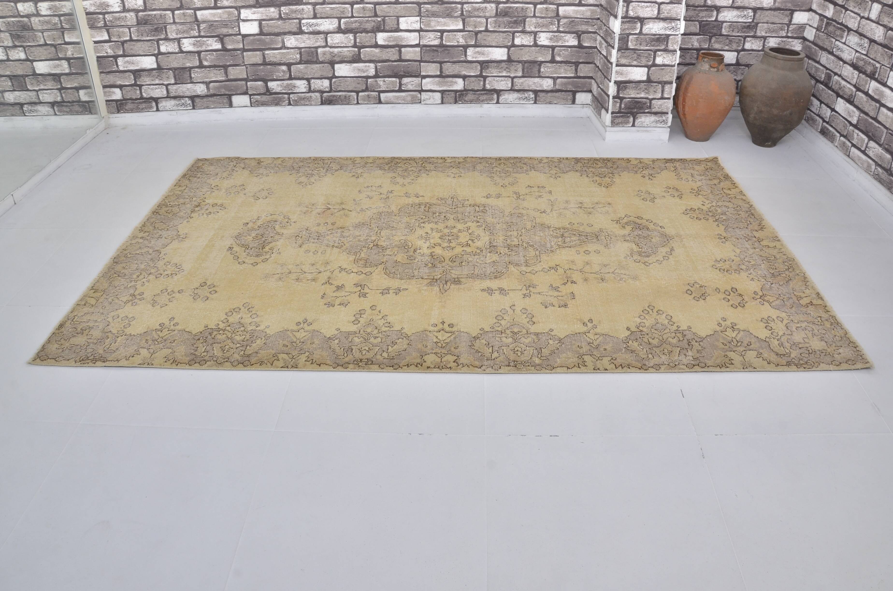 Vintage Oushak Beige Rug sku 2251
