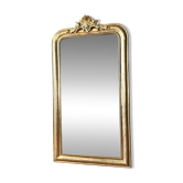 Antique Louis-Philippe gilded mirror from the late 19th century.