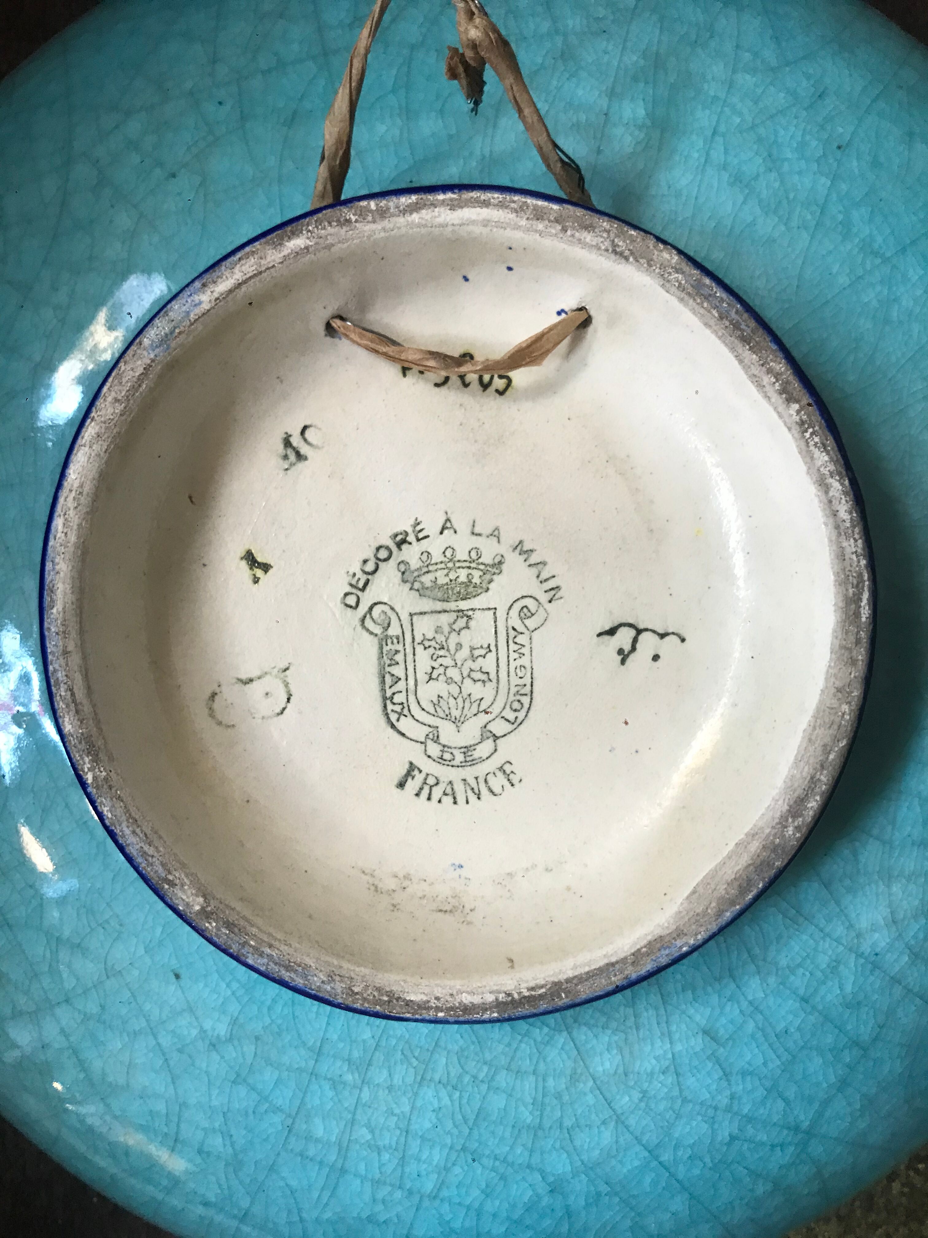 Longwy enamel plate
