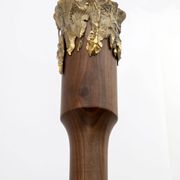 Angelo Brotto - Murano glass and bronze chandelier - Mid-Century - Esperia,