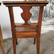 Paire de chaises en chêne brut