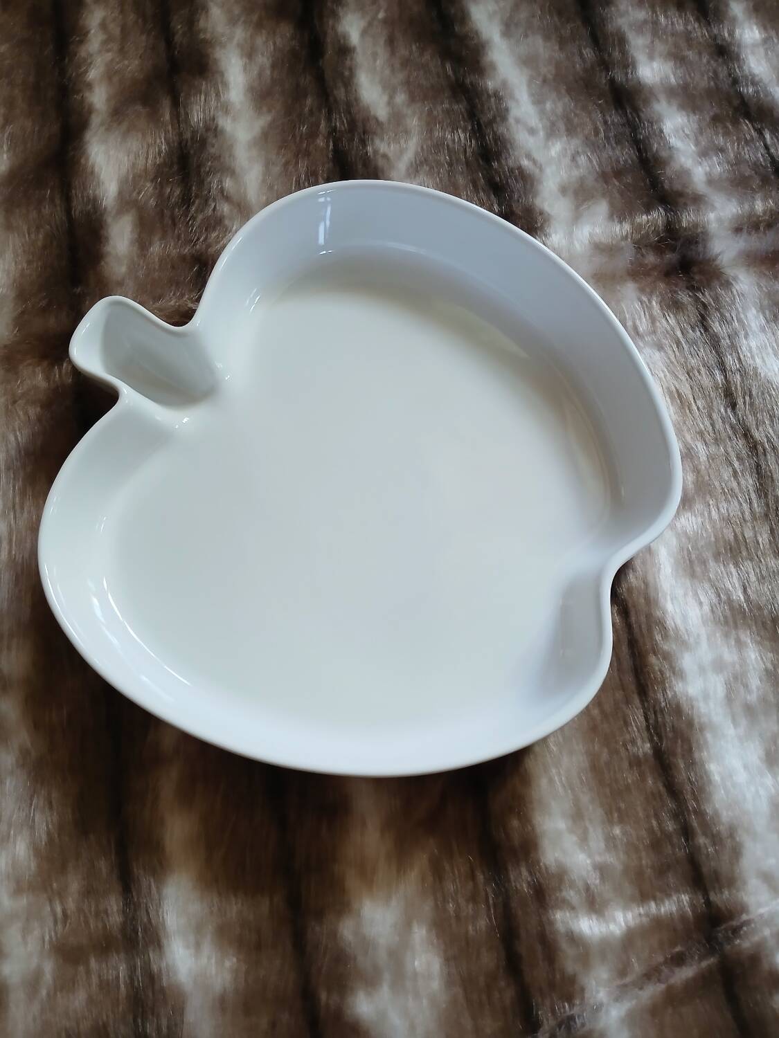 Plat à tarte en forme de pomme 