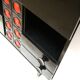 Vintage black Brutalist bar cabinet / sideboard