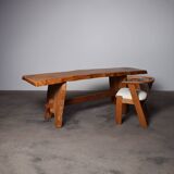 Large Swedish Mid Century Brutalist Table