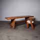 Large Swedish Mid Century Brutalist Table