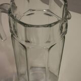 Vintage glass water pitcher