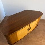 Meuble bar vintage à plateau tournant – l’esprit cocktail des années 50