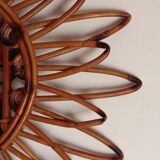 Vintage bamboo mirror