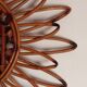 Miroir en bambou vintage 57cm
