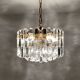 Palazzo Ice Glass Chandelier by J.T. Kalmar