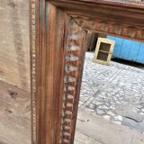 Burmese teak mirror