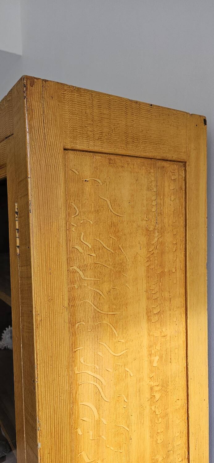 Vintage antique bookcase/curiosity cabinet/display case/shelves