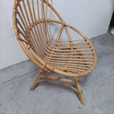 Rattan armchair