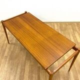 Table basse drevotar, vintage tchèque 1960s
