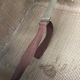 Vintage brown suitcase handle in Bakelite