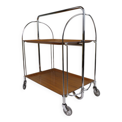 Desserte pliante Dinett par Bremshey – design mid-century, Allemagne