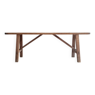 Banc de ferme ancien en bois