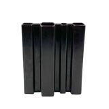 Angelo Mangiarotti, Space age brown ceramic vase, Fratelli Brambilla Italy ca. 1968