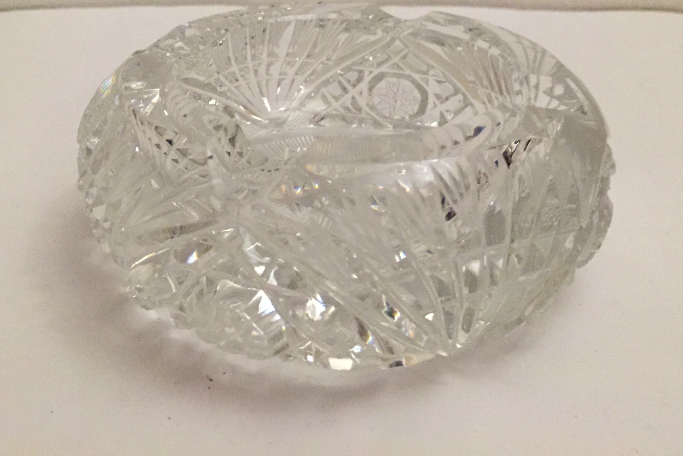 Cendrier en cristal