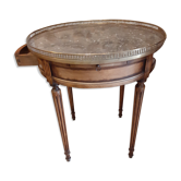 Table bouillotte en noyer