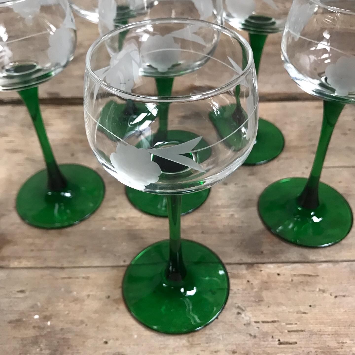 Set of 6 Alsace wine glasses