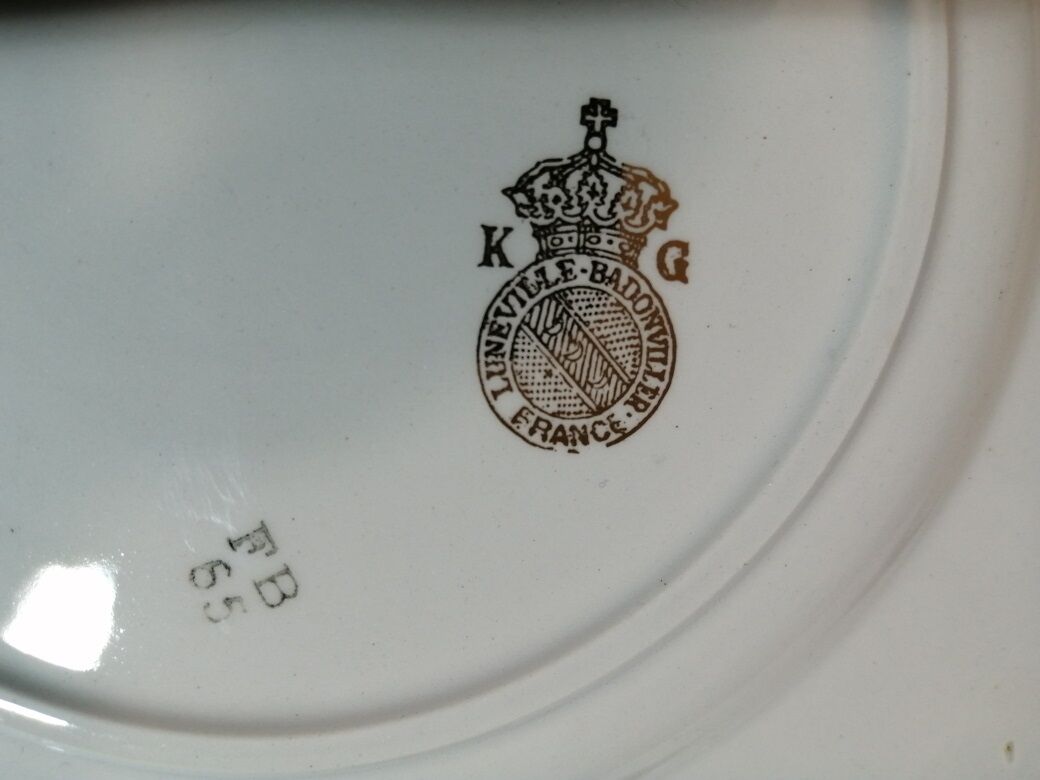 Lunéville KG old 10-lot dessert plates