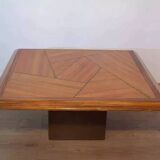 Zebrano wood coffee table